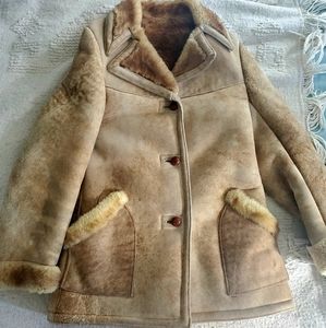 Vintage Sheepskin Shearling Jacket